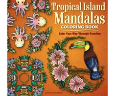 KNYGA Nanna Rosengren Tropical Island Mandalas Coloring Book