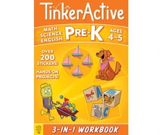 KNYGA Nathalie Le Du TinkerActive Pre-K 3-in-1 Workbook