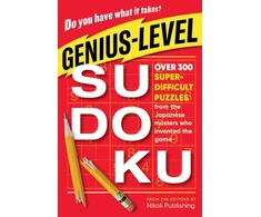 KNYGA Nikoli Publishing Genius-Level Sudoku