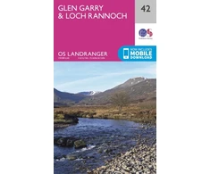 KNYGA Ordnance Survey Glen Garry &amp; Loch Rannoch