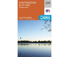 KNYGA Ordnance Survey Huntingdon and St.Ives, Grafham Vanduo
