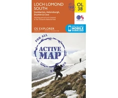 KNYGA Ordnance Survey Loch Lomond South, Dumbarton &amp; Helensburgh, Drymen &amp; Cove