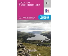 KNYGA Ordnance Survey Loch Tay &amp; Glen Dochart