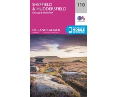 KNYGA Ordnance Survey Sheffield &amp; Huddersfield, Glossop &amp; Holmfirth