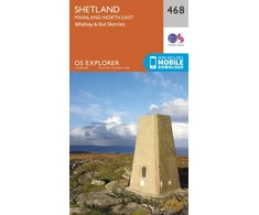 KNYGA Ordnance Survey Shetland - Mainland North East
