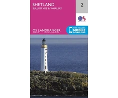 KNYGA Ordnance Survey Shetland - Sullom Voe &amp; Whalsay