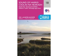 KNYGA Ordnance Survey Sound of Harris, North Uist, Taransay &amp; St Kilda