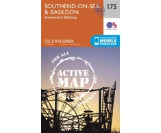 KNYGA Ordnance Survey Southend-On-Sea &amp; Basildon