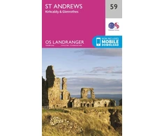 KNYGA Ordnance Survey St Andrews, Kirkcaldy &amp; Glenrothes