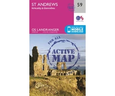 KNYGA Ordnance Survey St Andrews, Kirkcaldy &amp; Glenrothes