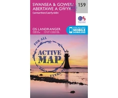 KNYGA Ordnance Survey Swansea &amp; Gower, Carmarthen