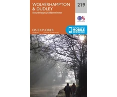 KNYGA Ordnance Survey Wolverhampton and Dudley, Stourbridge and Kidderminster
