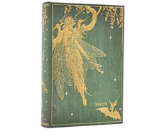 KNYGA paperblanks 2026 Olive Fairy (Lang's Fairy Books) Mini 12-month Day-at-a-Time Hardcover Flexi Dayplanner 2026 (Elastic Band Closure)