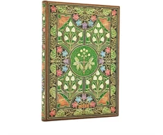 KNYGA paperblanks 2026 Poetry in Bloom Midi 12-month Verso Hardcover Flexi Dayplanner 2026 (Elastic Band Closure)