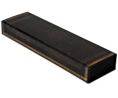 KNYGA paperblanks Juodas Moroccan (Old Leather Collection) Pieštukas Case