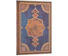 KNYGA paperblanks Safavid Indigo (Safavid Binding Art) Grande Unlined Hardcover Journal