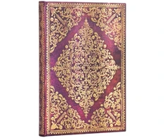 KNYGA paperblanks Viola (Diamond Rosette) Midi Unlined Hardcover Journal