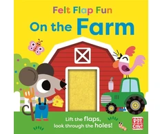 KNYGA Pat A Cake Felt Flap Fun: On the Farm
