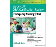 KNYGA Patricia Clutter Lippincott Q&amp;A Certification Review: Emergency Nursing (CEN)