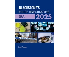 KNYGA Paul Connor Blackstone's Police Investigators' Q&amp;A 2025