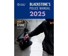 KNYGA Paul Connor Blackstone's Police Manual Volume 1: Crime 2025