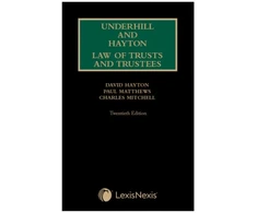 KNYGA Paul Matthews Underhill and Hayton Law of Trusts and Trustees