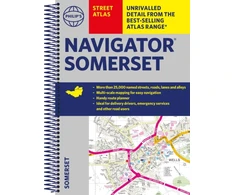 KNYGA Philips Maps Philip's Navigator Street Atlas Somerset