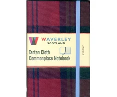 KNYGA POCKET 9CM X 14CM Waverley (M): Lindsay Tartan Cloth Pocket Commonplace Notebook