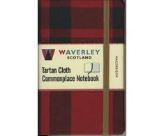 KNYGA POCKET 9CM X 14CM Waverley (M): MacGregor Tartan Cloth Commonplace Notebook