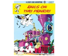 KNYGA Ren Goscinny Lucky Luke 32 - Rails on the Prairie