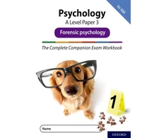KNYGA Rob Mcilveen Complete Companions Fourth Edition: 16-18: AQA Psychology A Level Paper 3 Exam Workbook: Forensic psychology