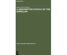 KNYGA Robert Allen Palmatier A descriptive syntax of the Ormulum