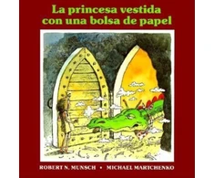 KNYGA Robert N Munsch La princesa vestida con una bolsa de paper