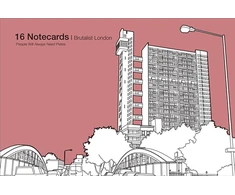 KNYGA Robin Farquhar Brutalist London - 16 Notecards