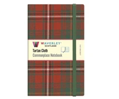KNYGA Ron Grosset Waverley Tartan Commonplace Hay Ancient Large (21 X 13CM) Notebook