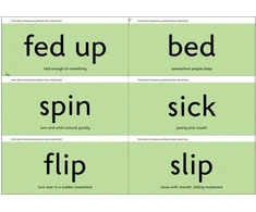 KNYGA Ruth Miskin Read Write Inc. Fresh Start: Module Žalias Word Cards