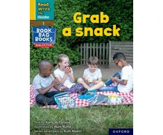 KNYGA Ruth Miskin Read Write Inc. Phonics: Grab a snack (Geltona Set 5 NF Book Bag Book 4)