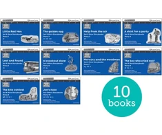 KNYGA Ruth Miskin Read Write Inc. Phonics: Mėlyna Set 6 More Juodas &amp; Baltas Storybooks (Pack of 10)
