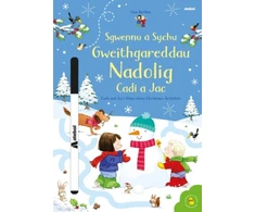 KNYGA Sam Taplin Sgwennu a Sychu - Gweithgareddau Nadolig Cadi a Jac / Cadi and Jac's Wipe-clean Christmas Activities
