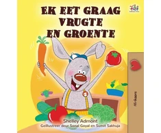 KNYGA Shelley Admont I Love to Eat Fruits and Vegetables (Afrikaans Children's book)