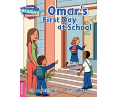 KNYGA Shoua Fakhouri Cambridge Reading Adventures Omar's First Day at School Rožinė B Band