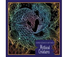 KNYGA Sterling Childrens Super Scratch Art Pads: Mythical Creatures