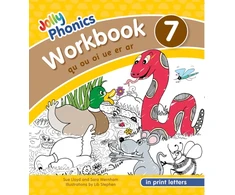 KNYGA Sue Lloyd Jolly Phonics Workbook 7, In Print Letters (American English edition)