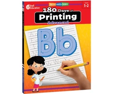 KNYGA , Teacher Created Materials, Teacher Created Materials 180 Days™: Printing: Advanced