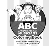 KNYGA The Thomas Family ABC - African American Musicians Coloring Book