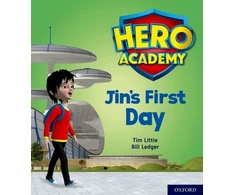 KNYGA Tim Little Hero Academy: Oxford Level 1, Lilac Book Band: Jin's First Day