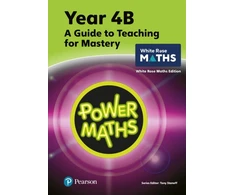 KNYGA Tony Staneff Power Maths Teaching Guide 4B - Baltas Rose Maths edition