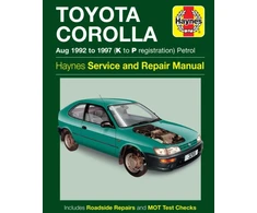 KNYGA Toyota Corolla Petrol (Aug 92 - 97) Haynes Repair Manual