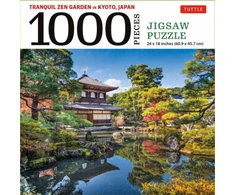 KNYGA Tuttle Tuttle Publishing Tranquil Zen Garden in Kyoto Japan- 1000 Piece Jigsaw Puzzle