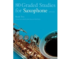 KNYGA Various 80 Graded Studies for Saxophone Book Two